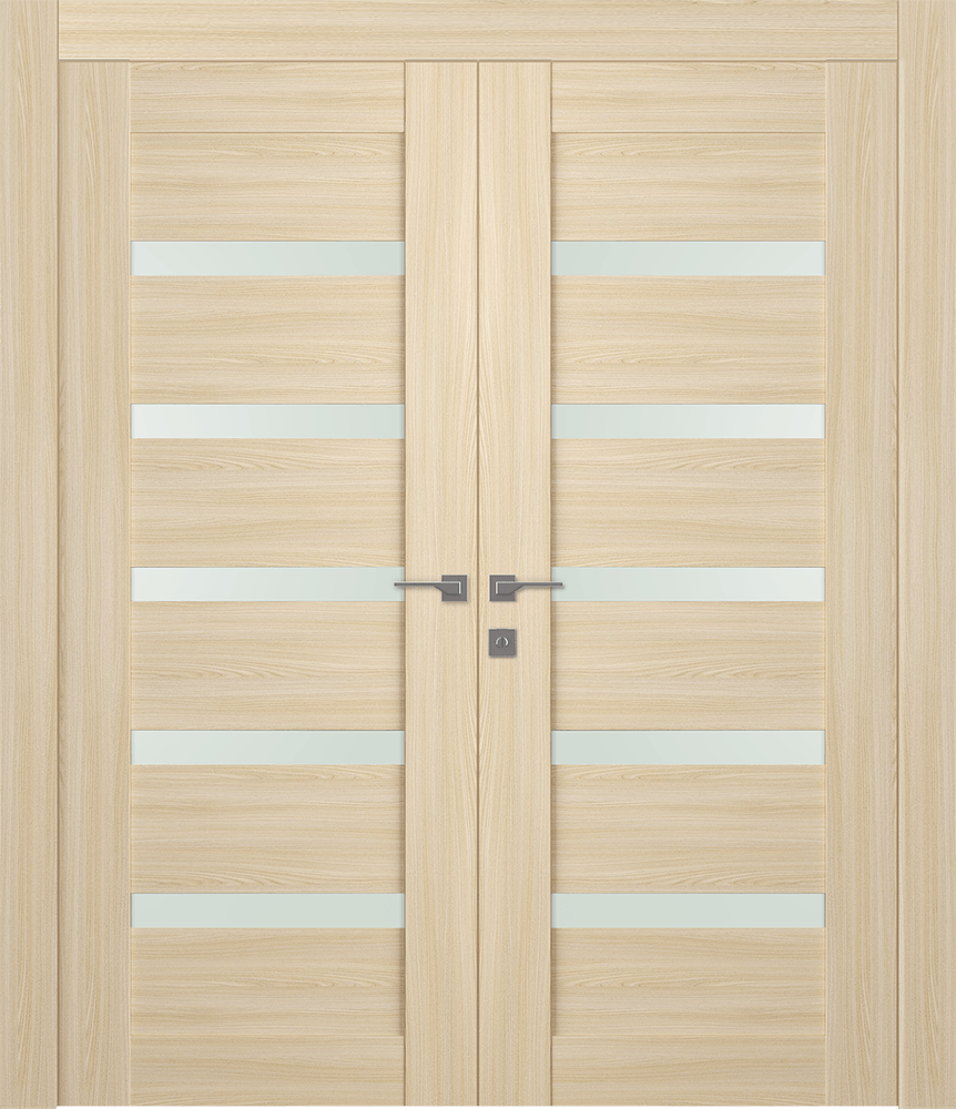 AVON 07-04 VETRO LOIRE ASH DOUBLE DOORS BELLDINNI MODERN INTERIOR DOOR - 1