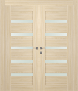 AVON 07-04 VETRO LOIRE ASH DOUBLE DOORS BELLDINNI MODERN INTERIOR DOOR - 1