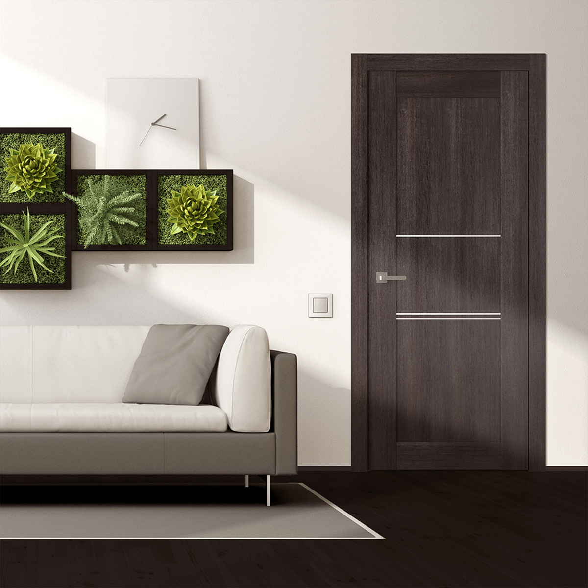 AVON 07 3H VERALINGA OAK SWING BELLDINNI MODERN INTERIOR DOOR - 2