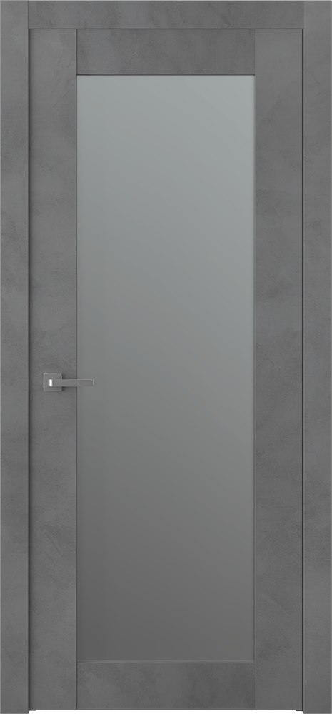 AVON 207 VETRO DARK URBAN SWING BELLDINNI MODERN INTERIOR DOOR - 1