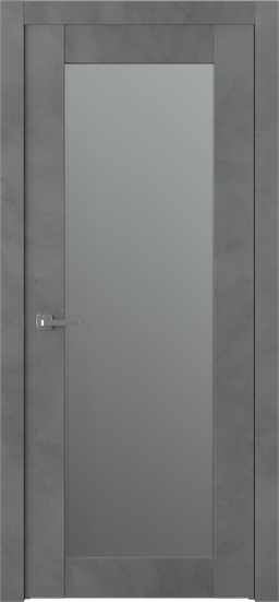 AVON 207 VETRO DARK URBAN SWING BELLDINNI MODERN INTERIOR DOOR - 1