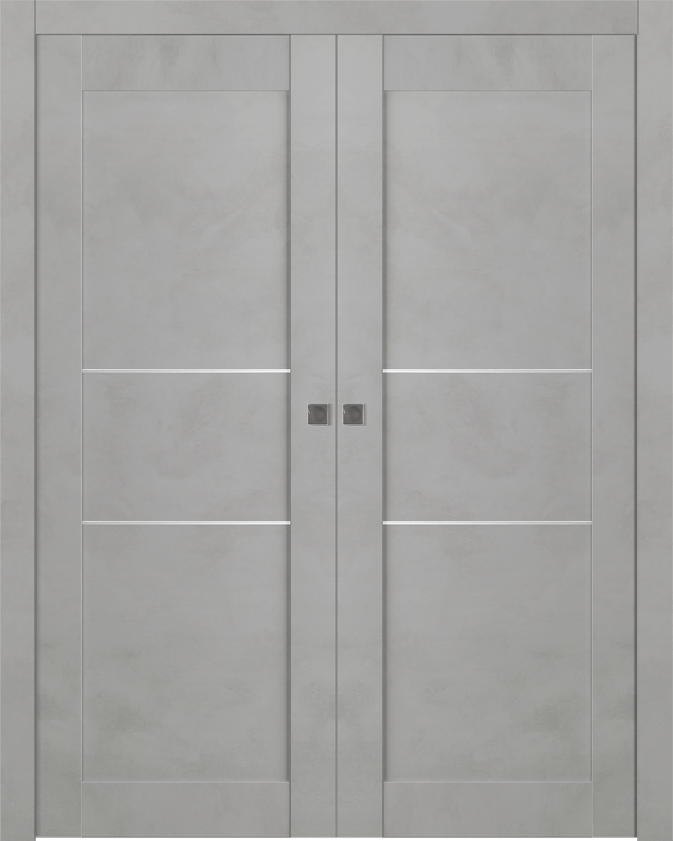 AVON 07 2H LIGHT URBAN DOUBLE POCKET BELLDINNI MODERN INTERIOR DOOR - 1