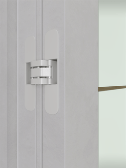 AVON 202 4H GOLD STRIPS VETRO LIGHT URBAN INVISIBLE METAL FRAME BELLDINNI MODERN INTERIOR DOOR - 4