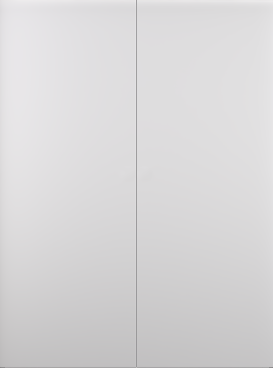 OPTIMA SNOW WHITE DOUBLE BARN BELLDINNI MODERN INTERIOR DOOR - 2