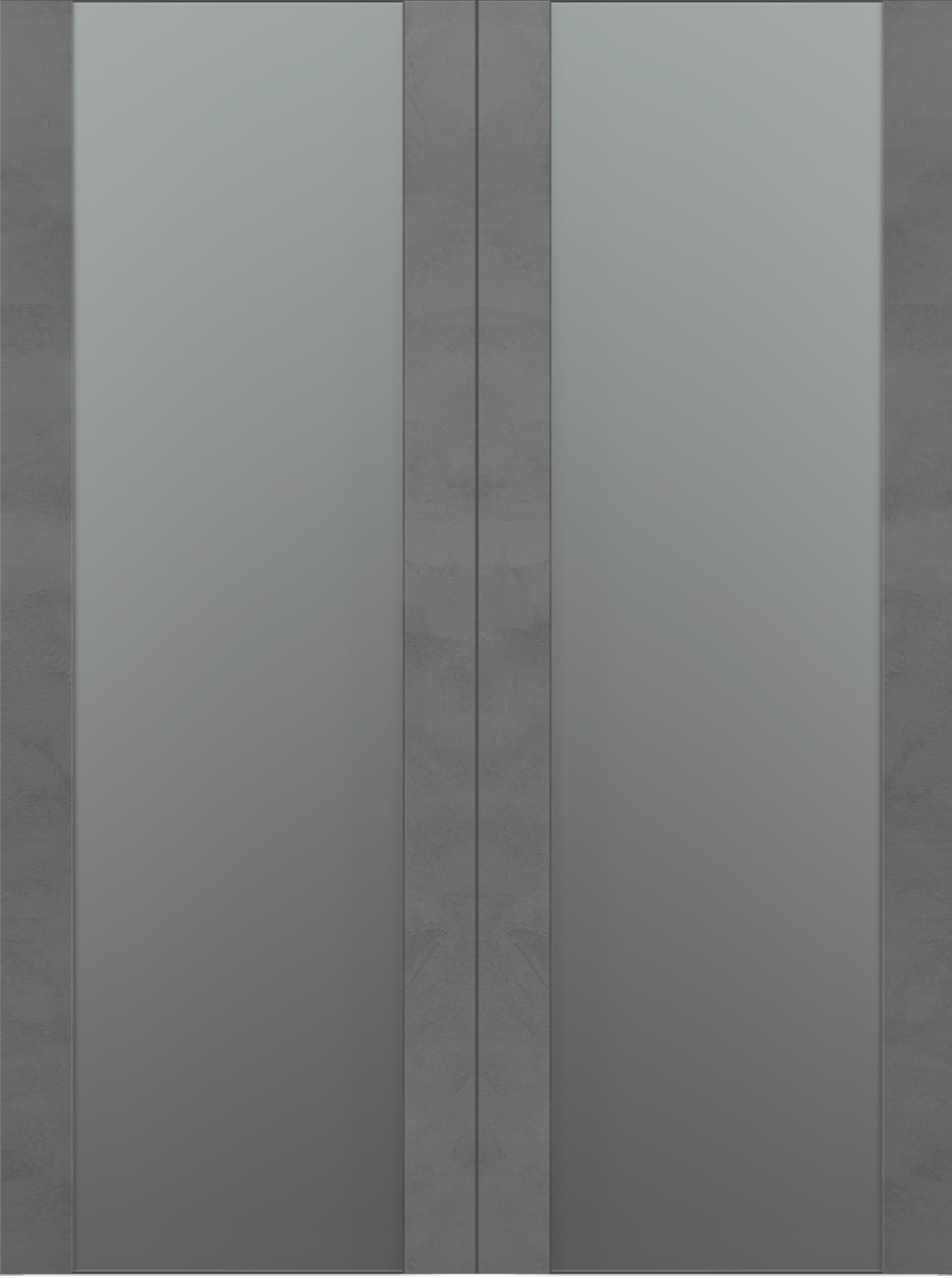 AVON 202 VETRO DARK URBAN DOUBLE BARN BELLDINNI MODERN INTERIOR DOOR - 2