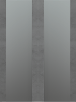 AVON 202 VETRO DARK URBAN DOUBLE BARN BELLDINNI MODERN INTERIOR DOOR - 2
