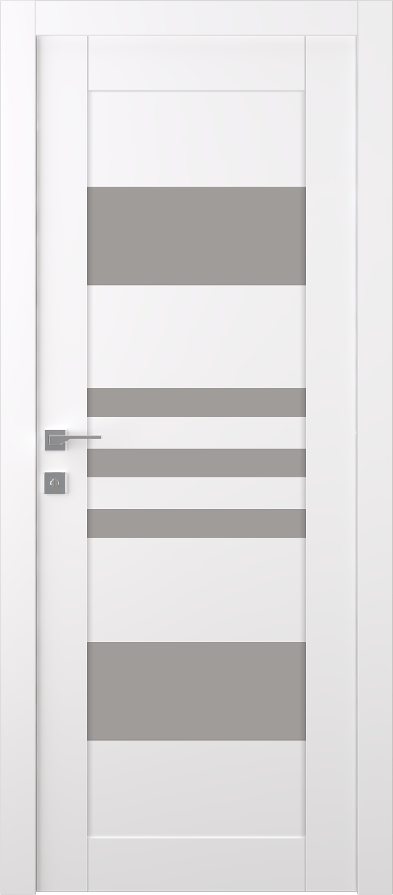 LETI VETRO SNOW WHITE SWING BELLDINNI MODERN INTERIOR DOOR - 1