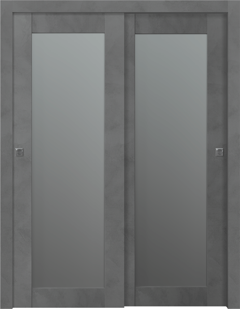 AVON 207 VETRO DARK URBAN BYPASS BELLDINNI MODERN INTERIOR DOOR - 1