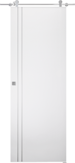 SMART PRO 2V POLAR WHITE BARN BELLDINNI MODERN INTERIOR DOOR - 1