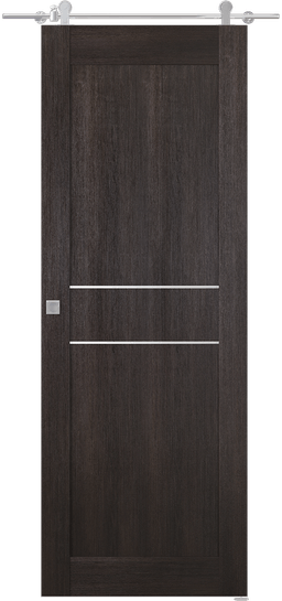 AVON 07 2HN VERALINGA OAK DOUBLE BARN BELLDINNI MODERN INTERIOR DOOR - 1