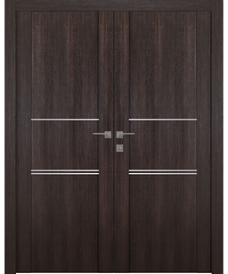 AVON 01 3H VERALINGA OAK DOUBLE BELLDINNI MODERN INTERIOR DOOR - 1