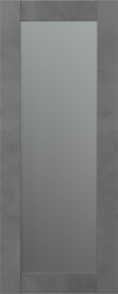 AVON 207 VETRO DARK URBAN SLAB BELLDINNI MODERN INTERIOR DOOR - 1