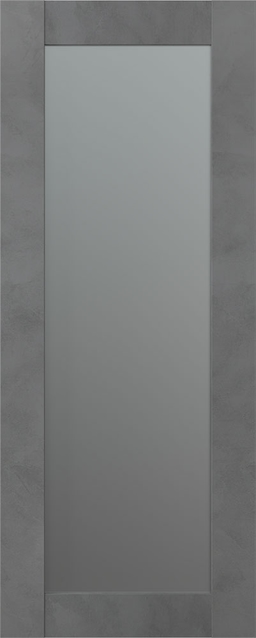 AVON 207 VETRO DARK URBAN SLAB BELLDINNI MODERN INTERIOR DOOR - 1