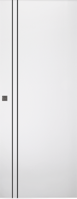 SMART PRO 2V BLACK POLAR WHITE MAGIC DOORS BELLDINNI MODERN INTERIOR DOOR - 1