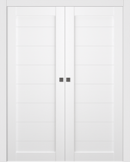 ERMI BIANCO NOBLE DOUBLE POCKET BELLDINNI MODERN INTERIOR DOOR - 8