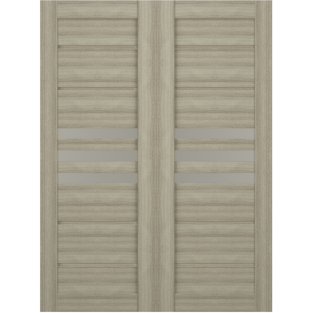 DOME VETRO SHAMBOR DOUBLE POCKET BELLDINNI MODERN INTERIOR DOOR - 2