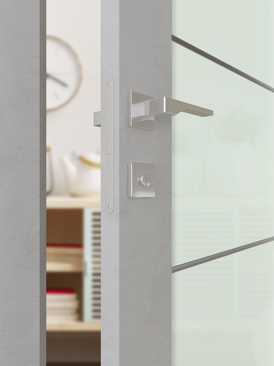 AVON 202 4H VETRO LIGHT URBAN DOUBLE DOORS BELLDINNI MODERN INTERIOR DOOR - 2