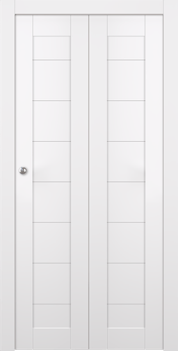 ERMI SNOW WHITE BI-FOLD BELLDINNI MODERN INTERIOR DOOR - 4