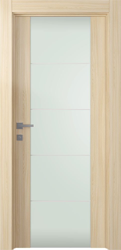 AVON 202 4H VETRO LOIRE ASH SWING DOORS BELLDINNI MODERN INTERIOR DOOR - 1