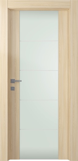 AVON 202 4H VETRO LOIRE ASH SWING DOORS BELLDINNI MODERN INTERIOR DOOR - 1