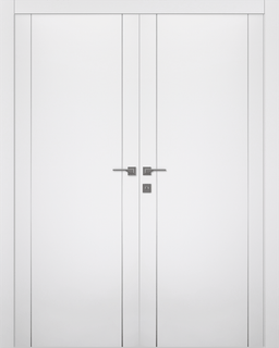 SMART PRO 2U POLAR WHITE DOUBLE BELLDINNI MODERN INTERIOR DOOR - 1