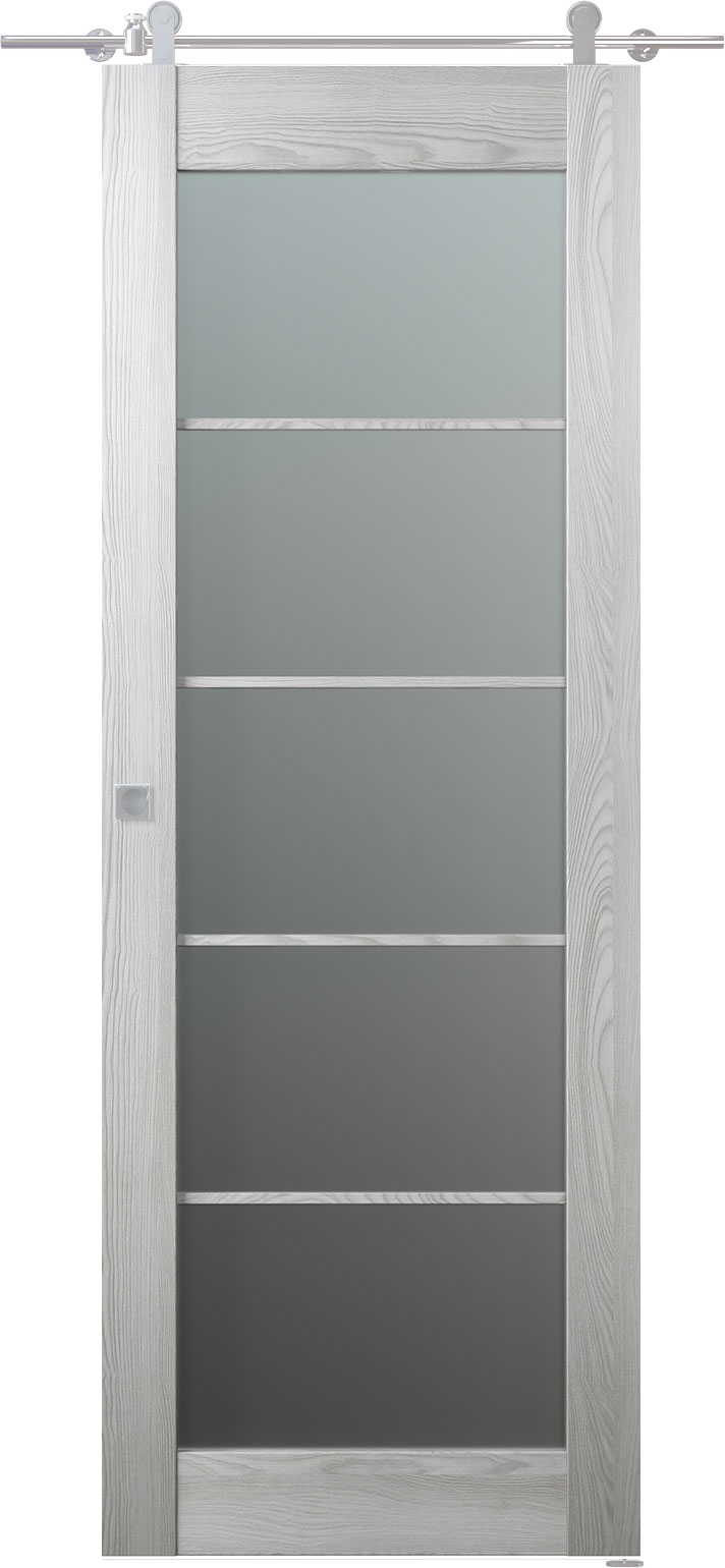 AVON 5 LITE VETRO RIBEIRA ASH BARN BELLDINNI MODERN INTERIOR DOOR - 1