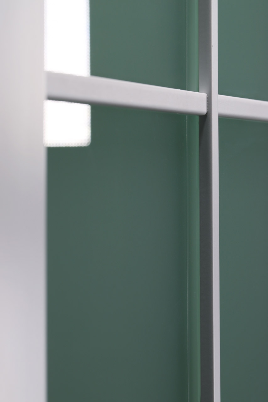 SMART PRO 10 LITE VETRO POLAR WHITE INVISIBLE METAL FRAME BELLDINNI MODERN INTERIOR DOOR - 6