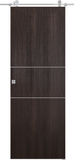 OPTIMA 2H VERALINGA OAK DOUBLE BARN BELLDINNI MODERN INTERIOR DOOR - 1