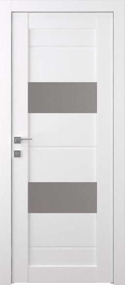 VITA VETRO BIANCO NOBLE SWING BELLDINNI MODERN INTERIOR DOOR - 1