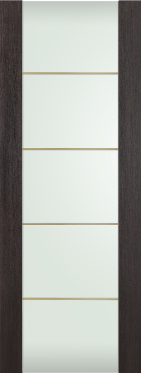 AVON 202 4H GOLD STRIPS VETRO VERALINGA OAK SLAB DOORS BELLDINNI MODERN INTERIOR DOOR - 1