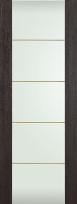 AVON 202 4H GOLD STRIPS VETRO VERALINGA OAK SLAB DOORS BELLDINNI MODERN INTERIOR DOOR - 1