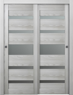 AVON 07-05 VETRO RIBEIRA ASH BYPASS BELLDINNI MODERN INTERIOR DOOR - 1