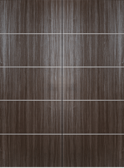 PALLADIO 4H GRAY OAK DOUBLE BARN BELLDINNI MODERN INTERIOR DOOR - 2