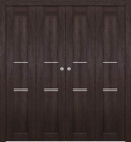 AVON 07 3H VERALINGA OAK DOUBLE BI-FOLD BELLDINNI MODERN INTERIOR DOOR - 1