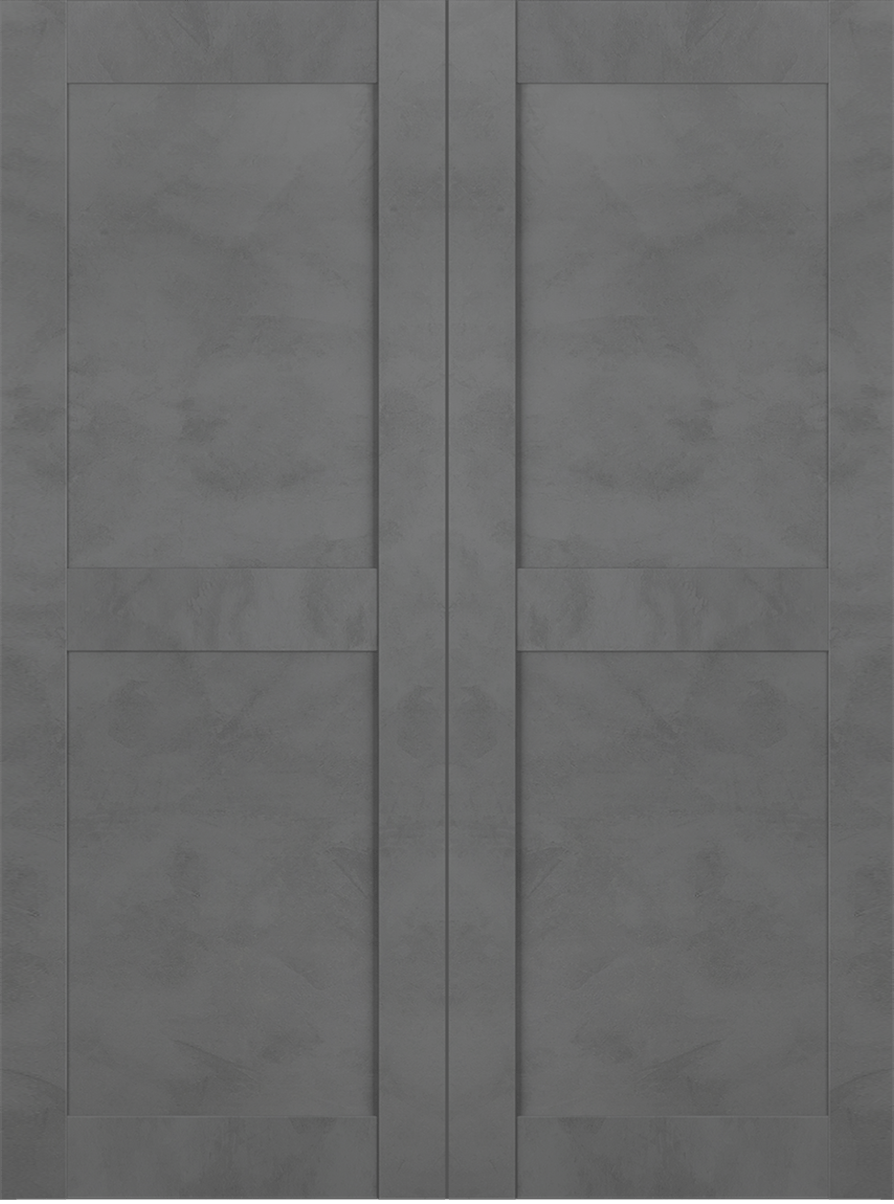 AVON 07 2RN DARK URBAN DOUBLE BARN BELLDINNI MODERN INTERIOR DOOR - 2