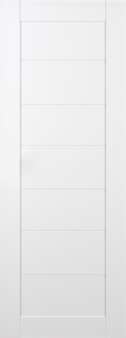 ALDA SNOW WHITE SLAB BELLDINNI MODERN INTERIOR DOOR - 1