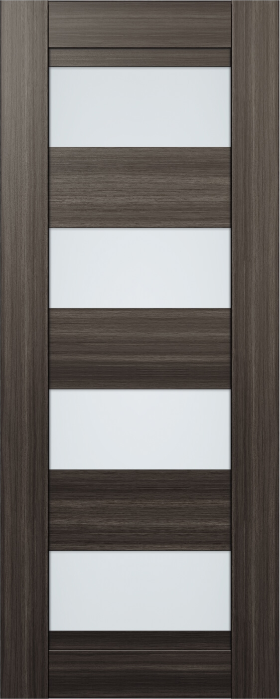 DELLA VETRO GRAY OAK POCKET BELLDINNI MODERN INTERIOR DOOR - 2