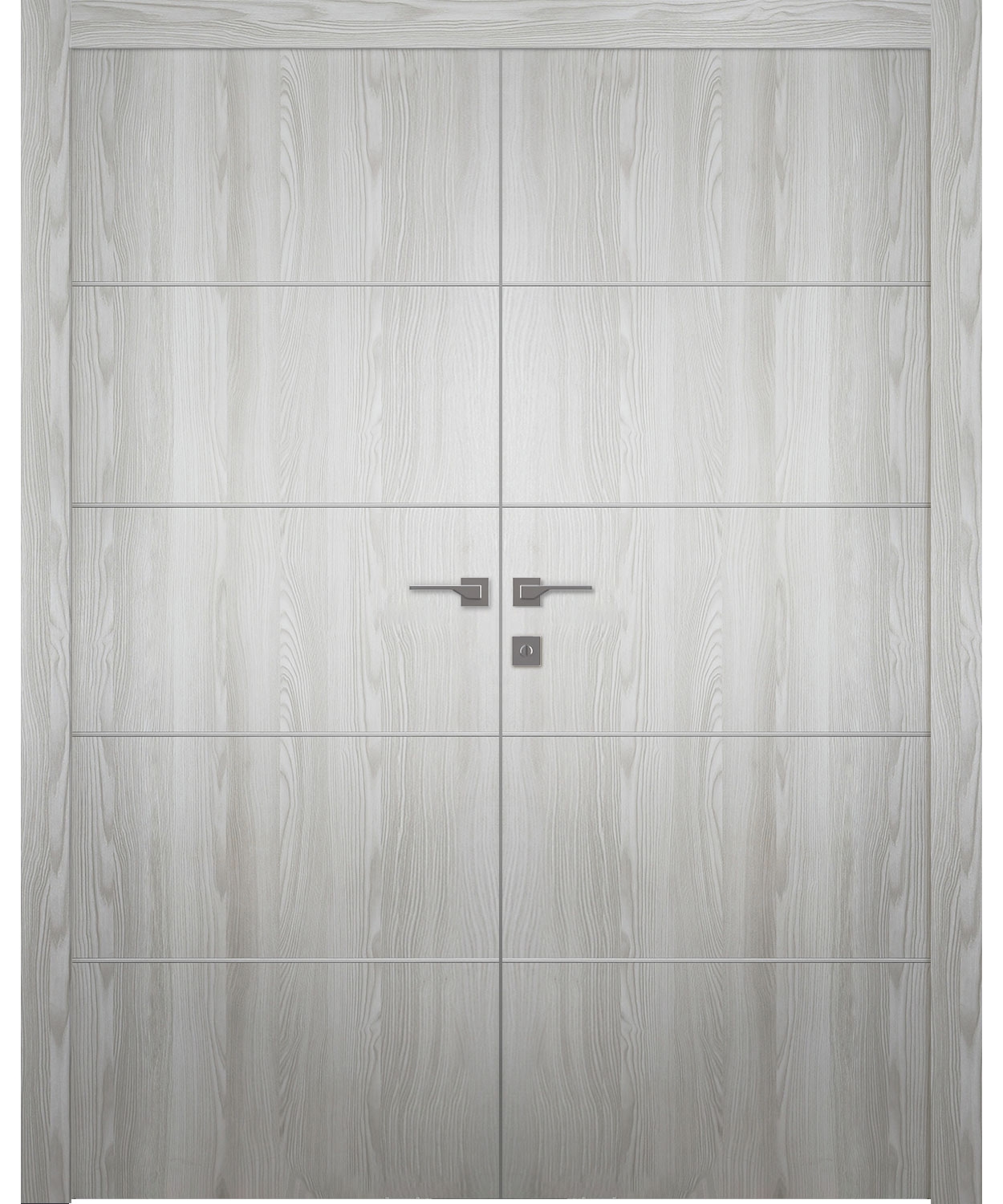 OPTIMA 4H RIBEIRA ASH DOUBLE BELLDINNI MODERN INTERIOR DOOR - 1