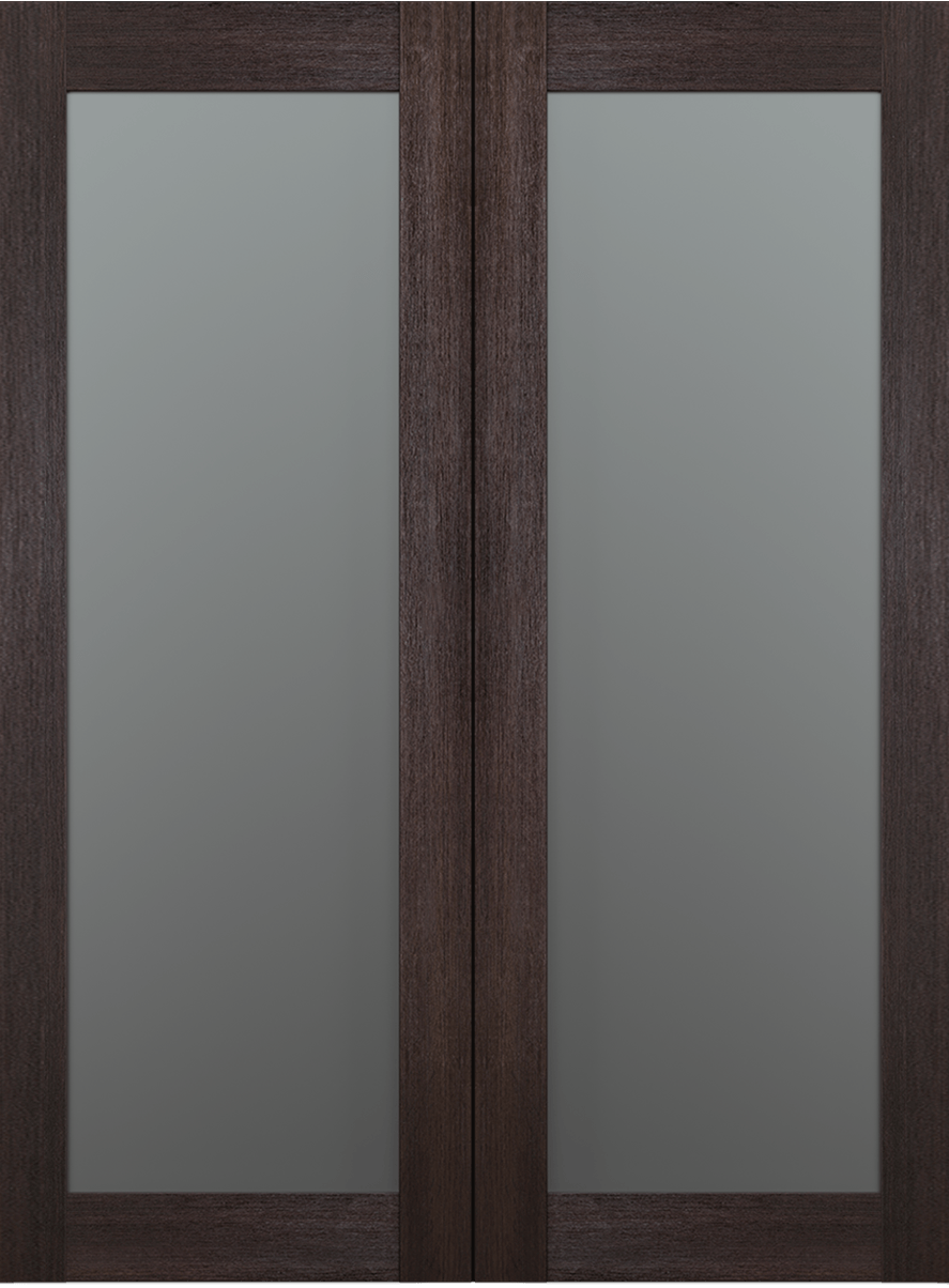 AVON 207 VETRO VERALINGA OAK DOUBLE BARN BELLDINNI MODERN INTERIOR DOOR - 2