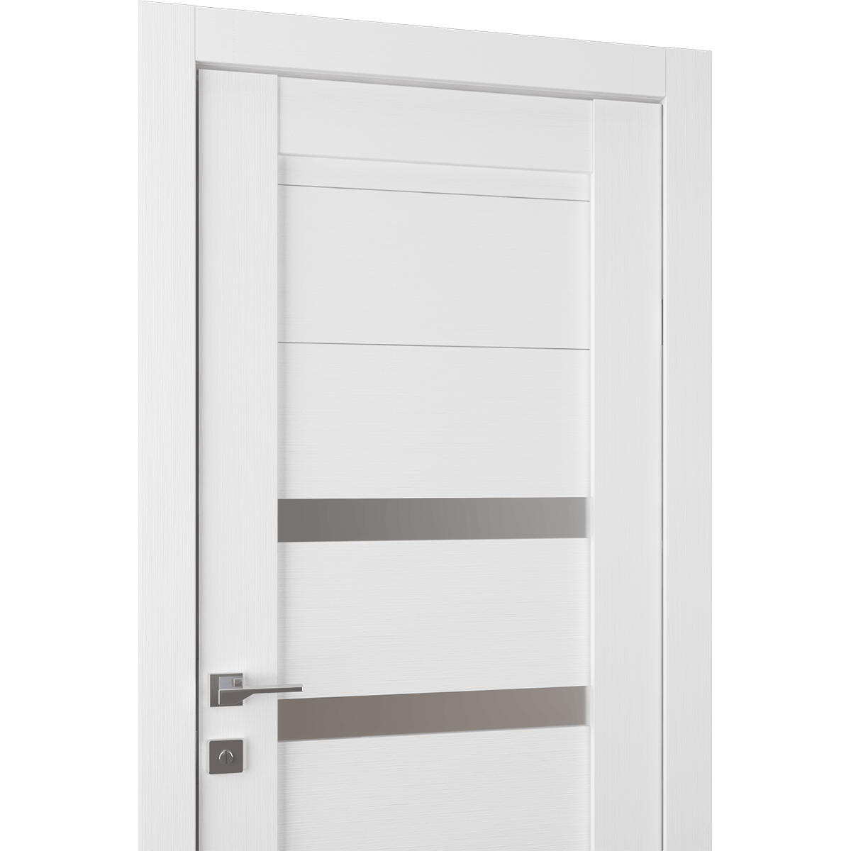 DORA VETRO BIANCO NOBLE SWING BELLDINNI MODERN INTERIOR DOOR - 2