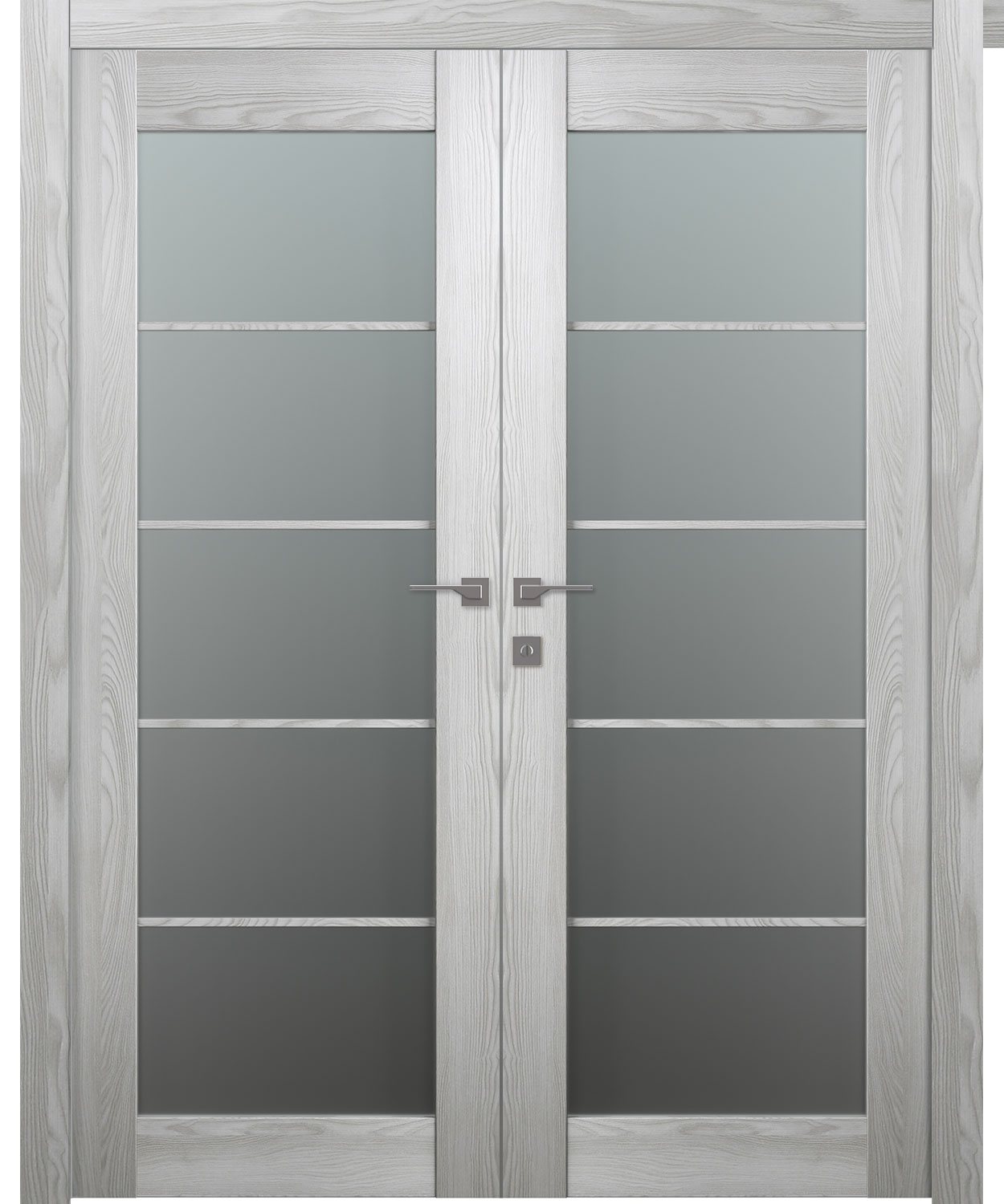 AVON 5 LITE VETRO RIBEIRA ASH CLOSET BELLDINNI MODERN INTERIOR DOOR - 1