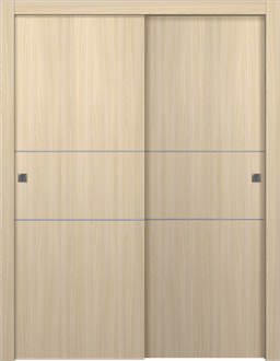 OPTIMA 2H LOIRE ASH BYPASS DOORS BELLDINNI MODERN INTERIOR DOOR - 1