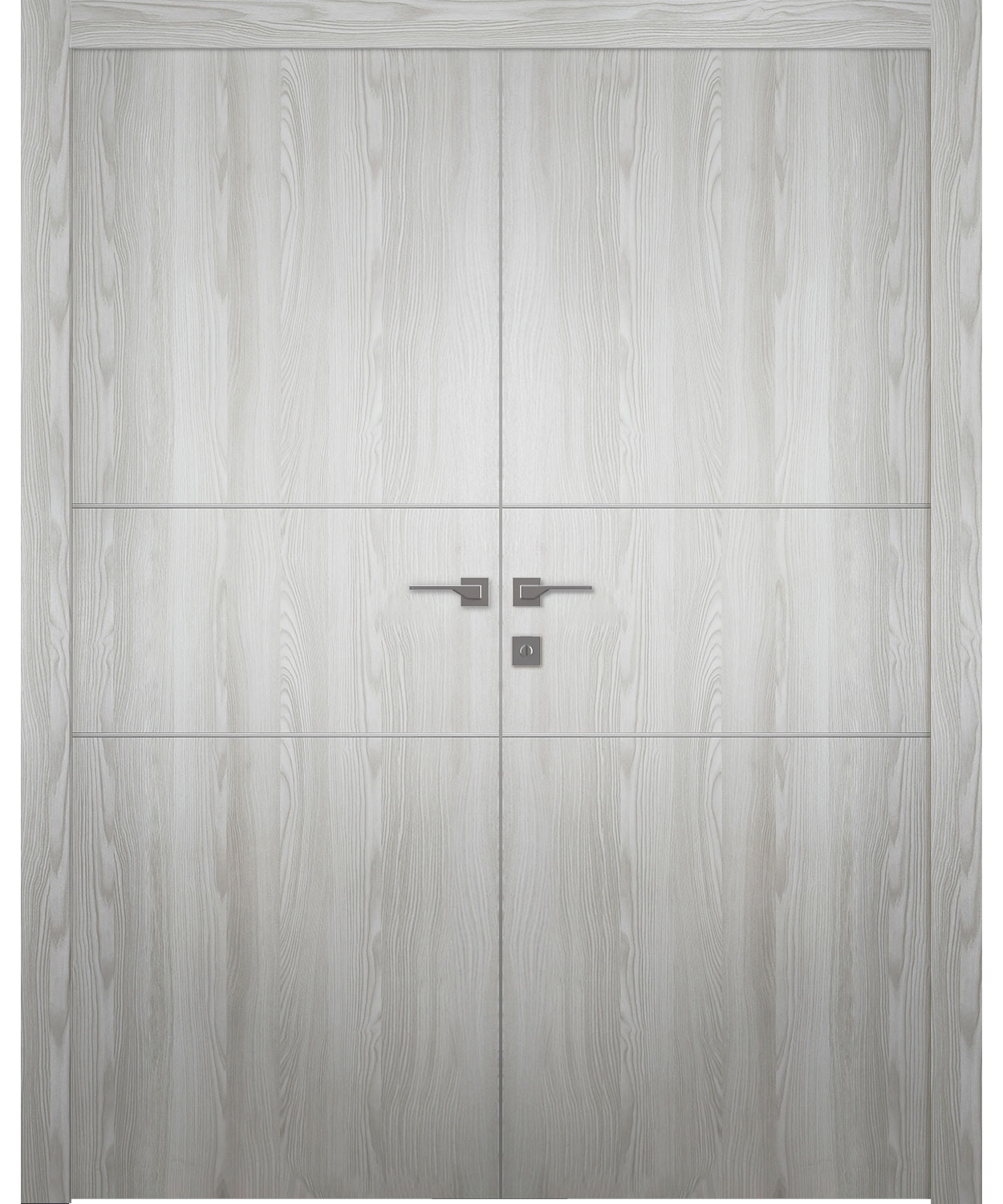 OPTIMA 2H RIBEIRA ASH DOUBLE BELLDINNI MODERN INTERIOR DOOR - 1