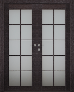AVANTI 10 LITE VETRO BLACK APRICOT CLOSET BELLDINNI MODERN INTERIOR DOOR - 1