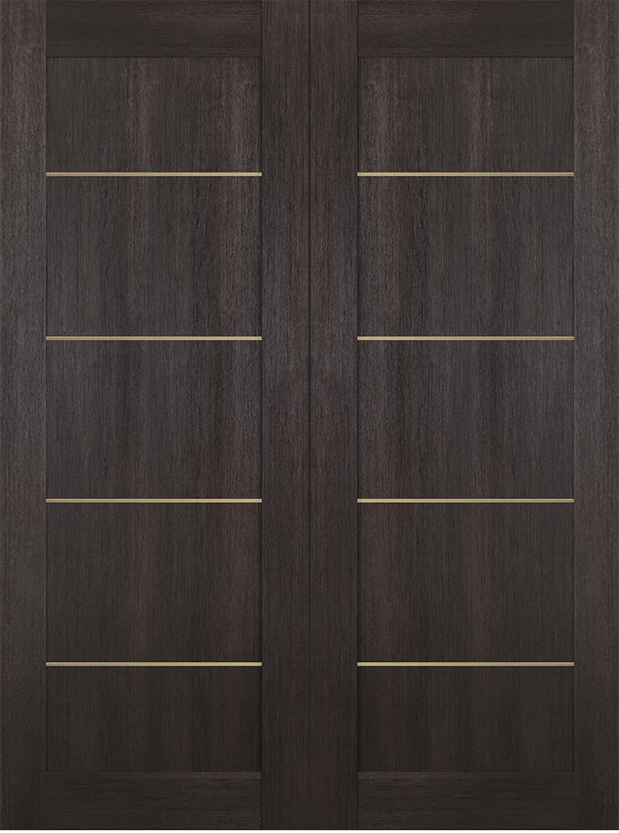 AVON 07 4H GOLD VERALINGA OAK DOUBLE BI-FOLD BELLDINNI MODERN INTERIOR DOOR - 2