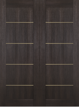 AVON 07 4H GOLD VERALINGA OAK DOUBLE BI-FOLD BELLDINNI MODERN INTERIOR DOOR - 2