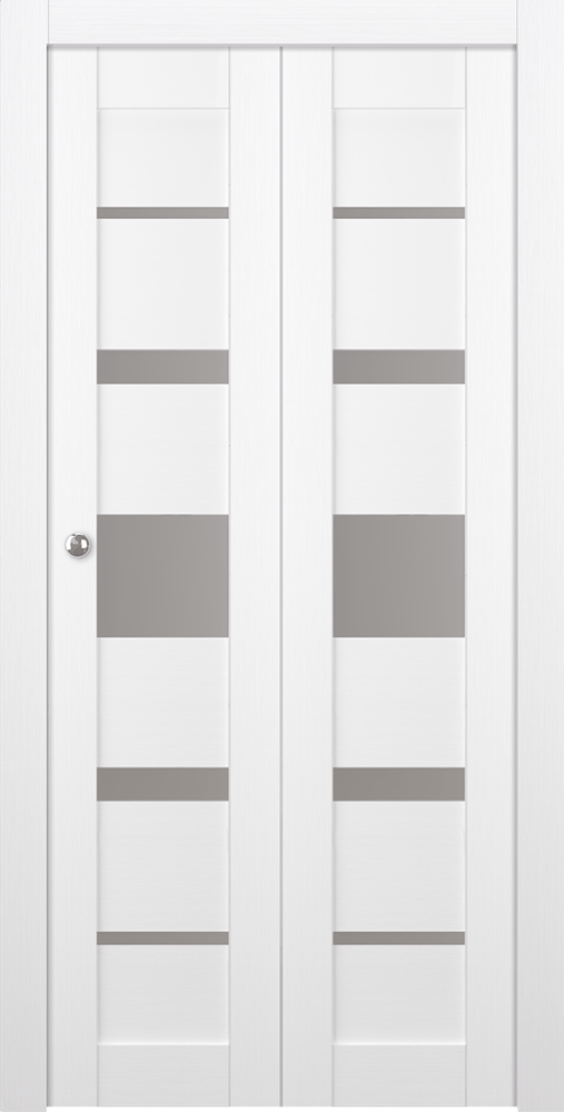 KINA VETRO BIANCO NOBLE BI-FOLD DOORS BELLDINNI MODERN INTERIOR DOOR - 6