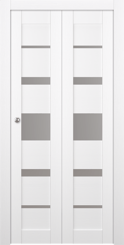 KINA VETRO BIANCO NOBLE BI-FOLD DOORS BELLDINNI MODERN INTERIOR DOOR - 6