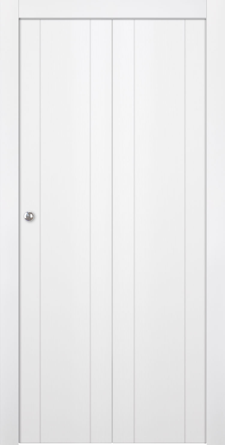SMART PRO 2U POLAR WHITE BI-FOLD BELLDINNI MODERN INTERIOR DOOR - 1