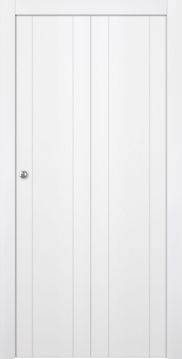 SMART PRO 2U POLAR WHITE BI-FOLD BELLDINNI MODERN INTERIOR DOOR - 1